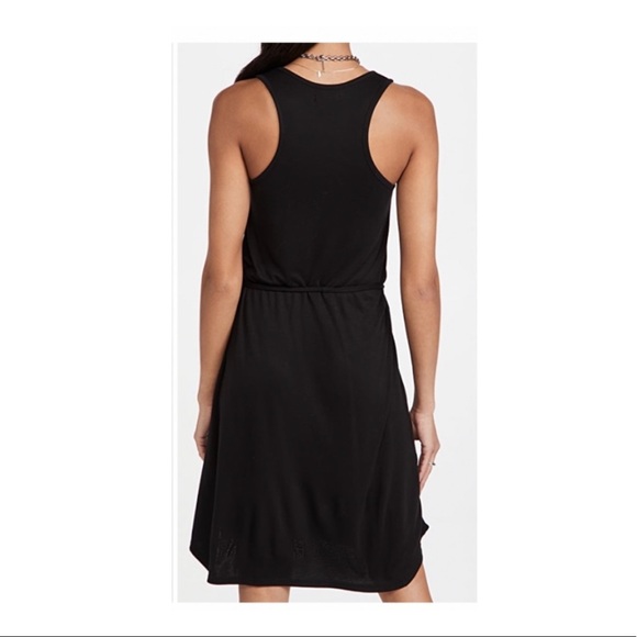 ATM Slub Jersey Striped Tank Dress. - Picture 2 of 7